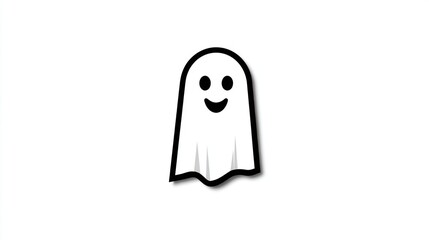 Happy ghost illustration