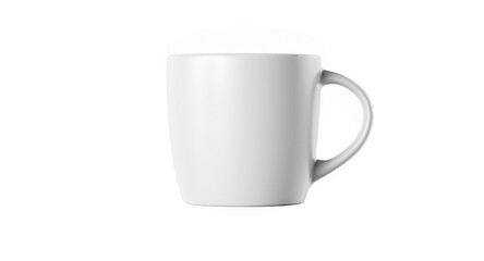 Blank ceramic mug mockup – realistic template for coffee, tea, hot drinks, kitchenware, gift design, custom print and branding presentation PSD