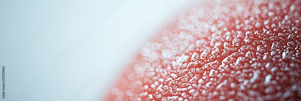 Poster a close-up image showing droplets on a textured surface, creating a visually captivating blend of co