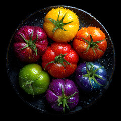 Colors tomatoes 