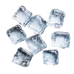  ice cubes [ Transparent Background PNG].
