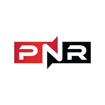 PNR Monogram Initial Letters Logo