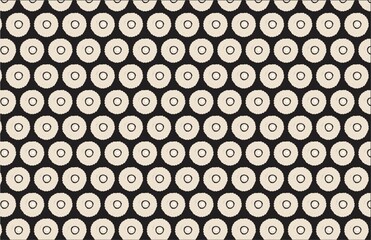 seamless pattern with circles fashion art