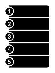 Infographic Business process steps or Infographic Element stock Vector illustration