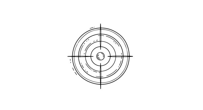 Target Graphic: Precision, Focus and Accuracy, Ready for Your Design