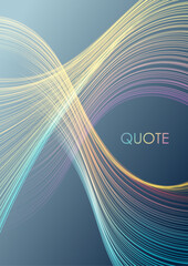 Colorful holographic minimal wavy lines abstract concept background