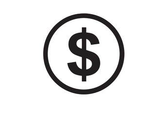 Obraz premium Dollar sign icon