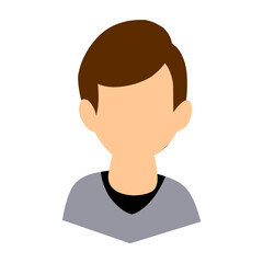 Profile avatar vector illustration
