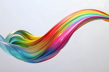 Fototapeta premium Vibrant watercolor paint splash explosion isolated on transparent background. Vibrant rainbow watercolor explosion with pink blue yellow orange .