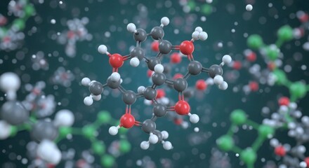 Complex Molecular Structure of Glucose Molecules in Dynamic Motion and Dispersed in Solution