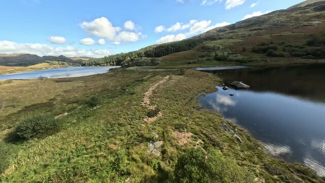 Capel Curig Village View Betws Y Coed Wales 4K