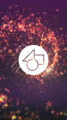 Festive Particle Logo and Text Reveal