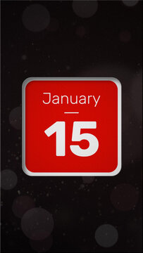 Social Media Calendar Reveal Overlay Vertical