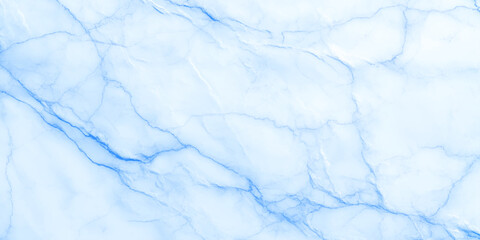 Closeup surface blue marble pattern floor texture stone surface background perfect for luxury and modern design, abstract polished and smooth grunge decorative sky blue stone wall texture.