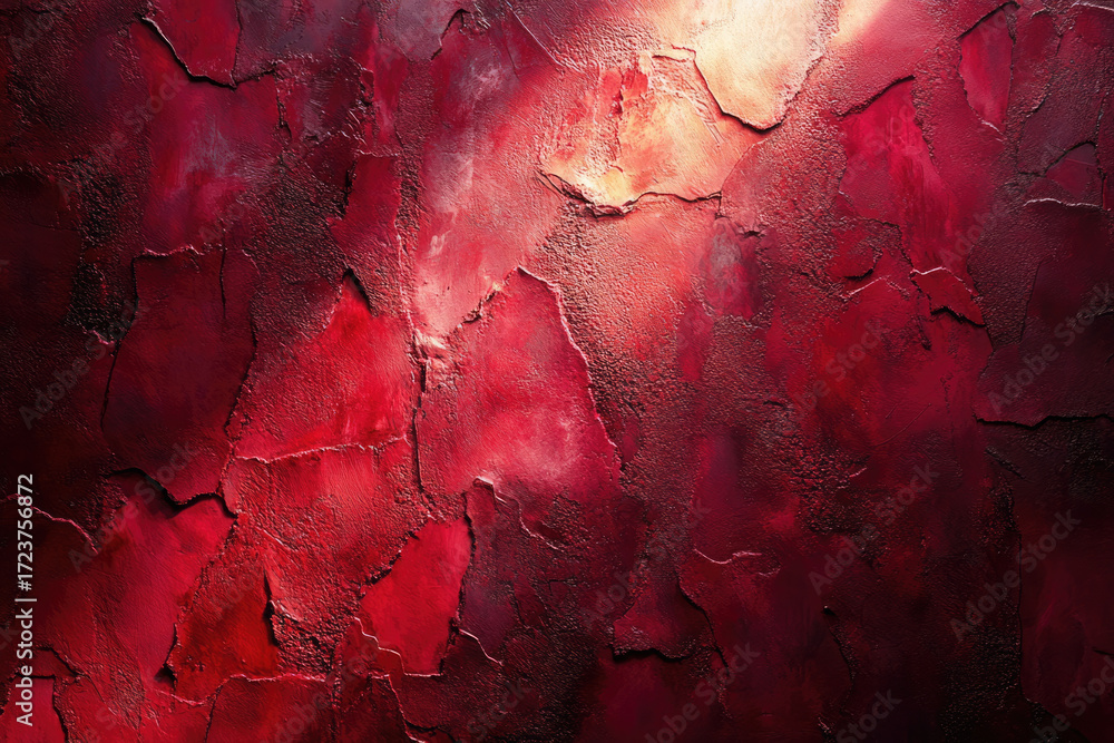 Wall mural modern abstract red background featuring smooth gradient