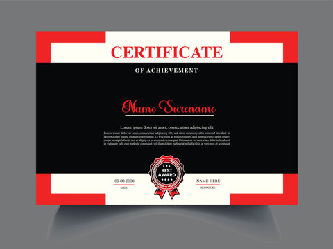 Customize & Clean Competition Certificate Templates