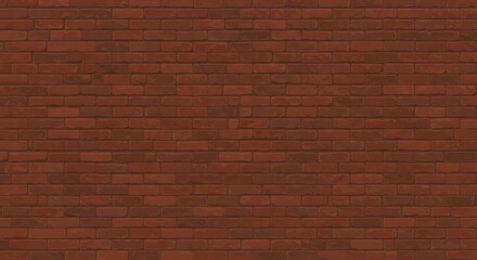 Fototapeta premium Realistic vector red english brick wall seamless pattern. flat red and brown wall texture. simple grunge stone textured brick background for print paper design decor photo background.
