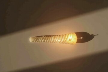 Illuminated Spiral Candle