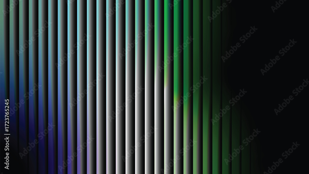 Poster glass gradient fractal neon background abstract colorful vertical lines.
