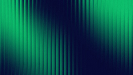 Vertical striped glass background with green to dark blue gradation. Wavy glass texture, striped frosted surface  © Arthapicture