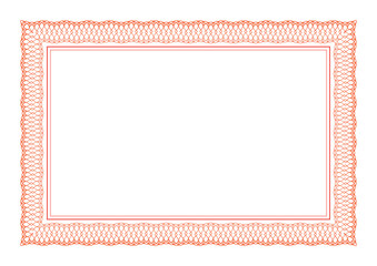 Modern and Unique Certificate Border Design