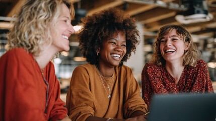 Women Professionals Discussing Ideas in Office