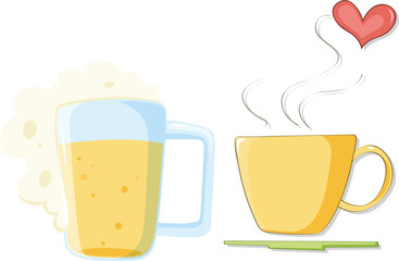 vector illustration of a tea