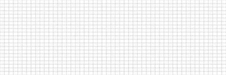 Planer page with dotted grid. Seamless checkered paper texture. Retro bullet journal notebook background. Simple square graph pattern. School math sheet wallpaper. Vector repeating workbook paper