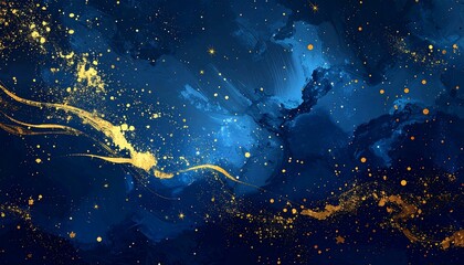 Abstract cosmic swirls