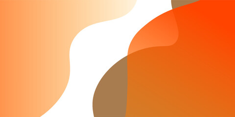 Orange fluid abstract background. Eps10 vector
