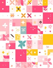 Abstract floral pattern