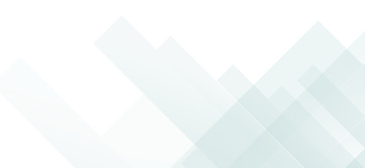 Abstract white background features overlapping translucent gray rectangles creating a modern, minimalist geometric design perfect for contemporary digital and print projects