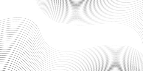 Vector illustration of gray line pattern with abstract background. EPS10. Beautiful and modern curved lines.