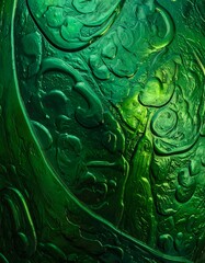 Abstract green textured surface