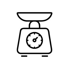 Weighing Scale Household Appliance Icon For Web And Graphic Design