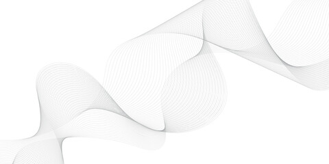Abstract backdrop with grey wave gradient lines stock illustration
