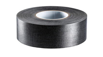 Side view of duct tape roll background isolated on a Transparent background, PNG file.