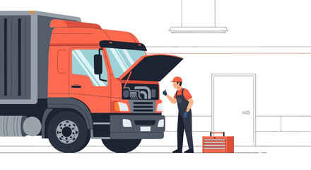 Truck Mechanic Expert Vehicle Maintenance and Repair Services