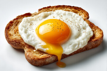 Fried egg in this high-end food photography