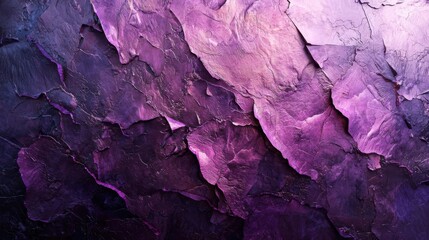 Fototapeta premium Abstract wavy folds texture in shades of purple, from light lavender to deep violet,