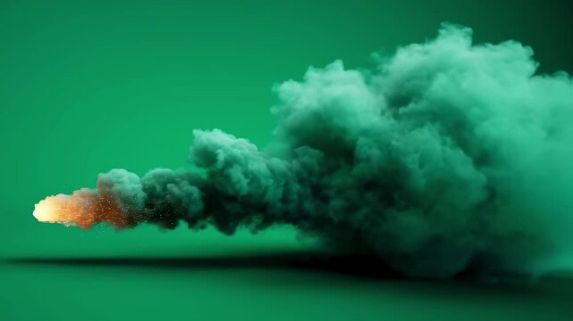 Dynamic fuse spark animation isolated on green screen great for use in firestarting scenes or special effects overlays.