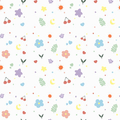 seamless background with confetti