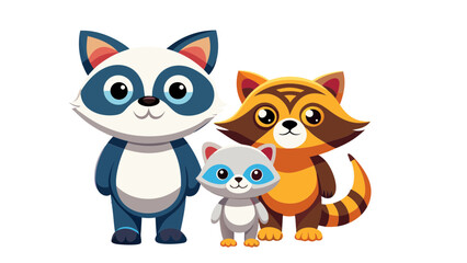 animal, fox, cartoon, skunk, vector, dog, illustration, cat, love, set, baby, teddy, toy, fun, art, cute, pet, brown, heart, funny, character, adorable, kid, valentine, animals, childhood, farm, lands