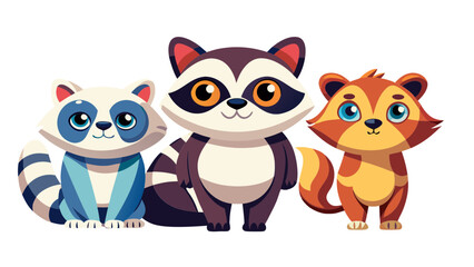 animal, fox, cartoon, skunk, vector, dog, illustration, cat, love, set, baby, teddy, toy, fun, art, cute, pet, brown, heart, funny, character, adorable, kid, valentine, animals, childhood, farm, lands