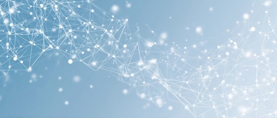 Abstract network graphic design