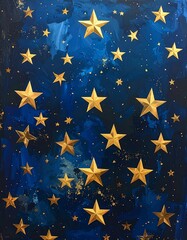 Abstract starry night