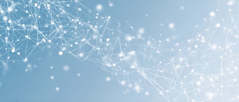 Abstract network graphic design