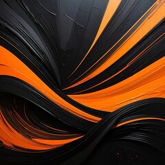 Abstract swirling paint streaks