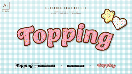 カラースプレーが散りばめられたデザインのテキストエフェクト。編集可能なグラフィックスタイルテンプレート。