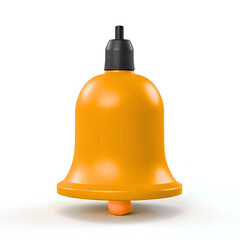 yellow bell isolated on white